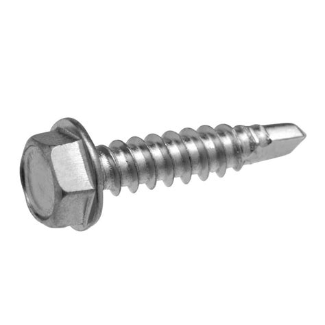 14 x 1 inch hex head sheet metal screw lowes|14x1 tek screws.